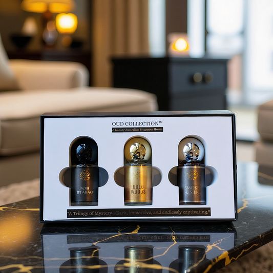 DEPTH · MYSTERY · ELEGANCE · GIFT SET